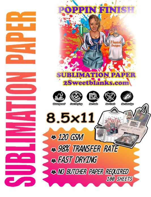 Poppin Finish Sublimation Ink/Paper Bundle