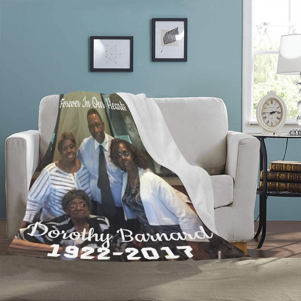 Forever In Our Hearts Memorial Blanket Ultra-Soft Micro Fleece Blanket 43"x56"