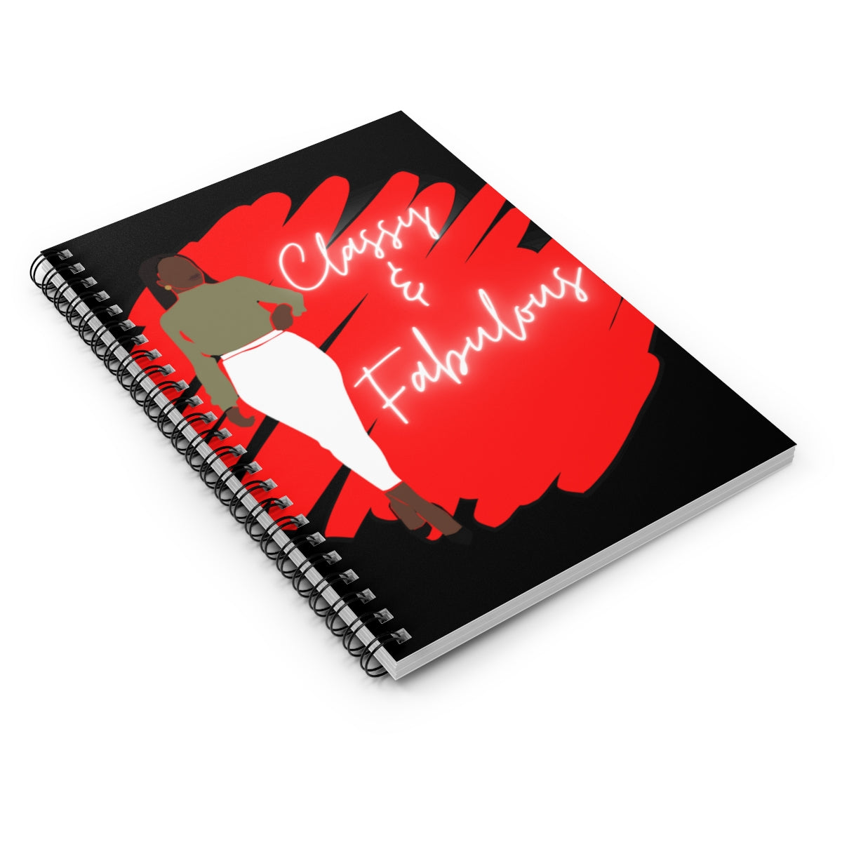 Classy & Fabulous Spiral Notebook - Ruled Line