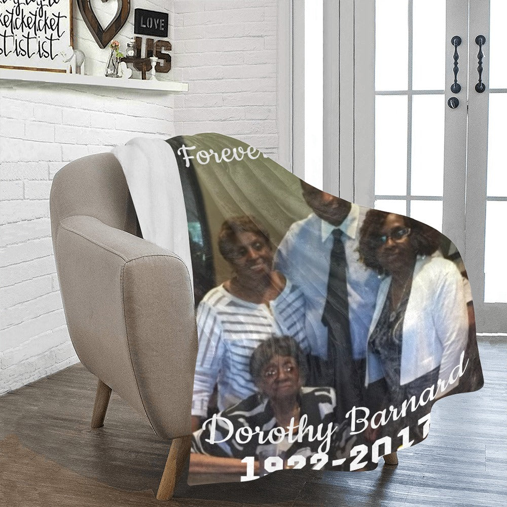 Forever In Our Hearts Memorial Blanket Ultra-Soft Micro Fleece Blanket 43"x56"