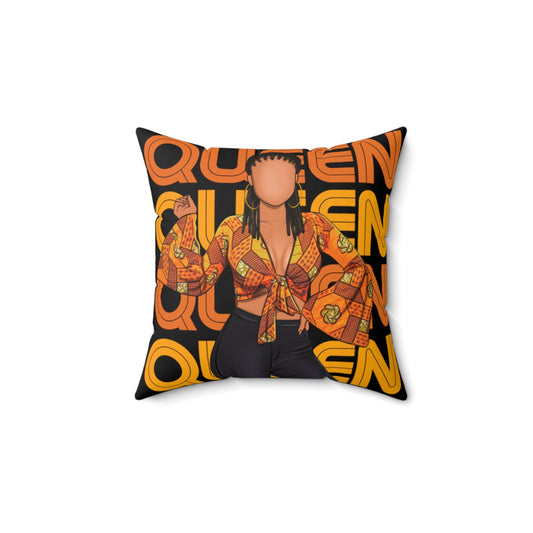 Queen Spun Polyester Square Pillow