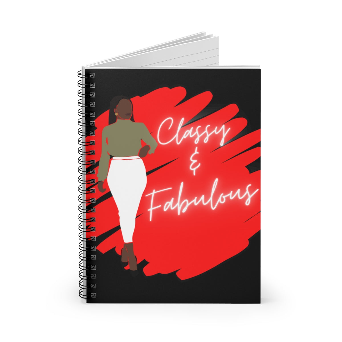 Classy & Fabulous Spiral Notebook - Ruled Line