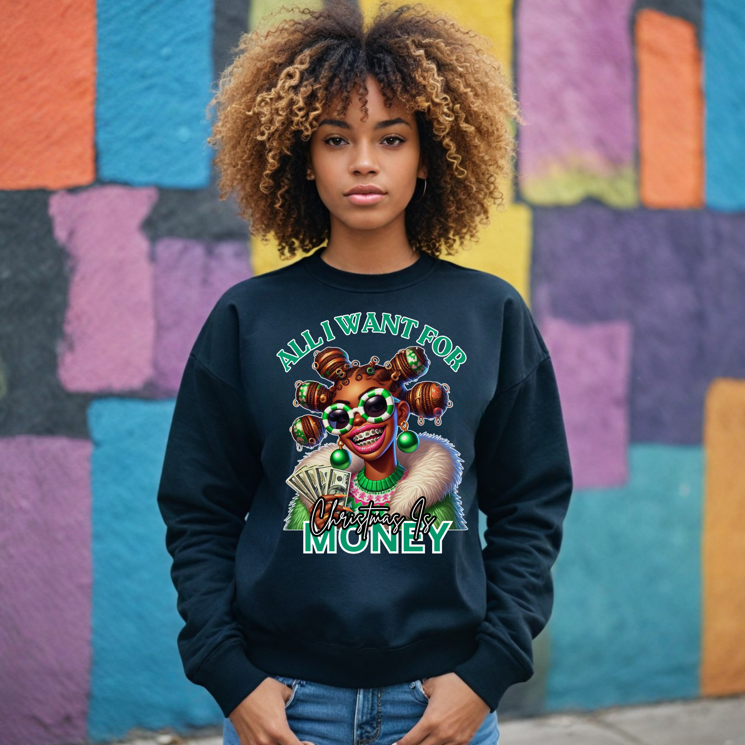 All I Want For Christmas Sweatshirt – Too Sweet Designs LLC All I Want For Christmas Sweatshirt – Too Sweet Designs LLC