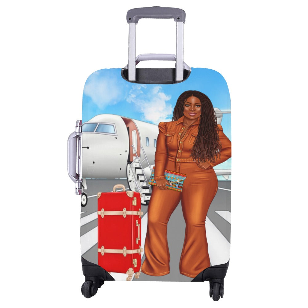 CATCH FLIGHTS NOT FEELINGS Luggage Cover/Large 26"-28"